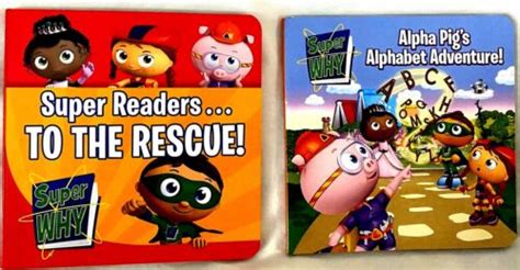 Super Why Alpha Pigs Adventure And Super Readers Mini Board Books Choice