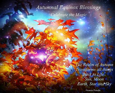 Card Celebrate Autumn Equinox Autumnal Equinox Equinox Autumn