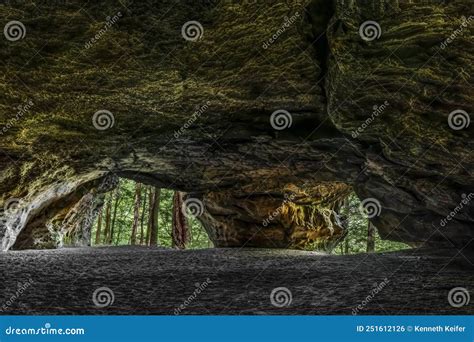 Saltpetre Caves In The Hocking Hills Stock Photo Image Of Saltpeter