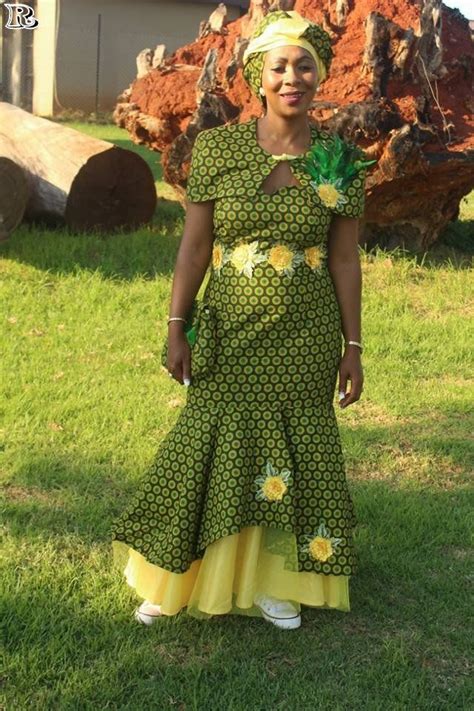 Top Green Shweshwe Dresses For 2018 Shweshwe Dresses African Design Dresses Seshweshwe Dresses
