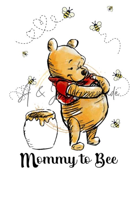 Winnie The Pooh Mommy To Bee Png  Digital Download Etsy New Zealand