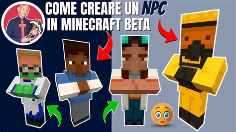 Come Creare Un Npc Su Minecraft Ps4 Pe Switch Xbox Bedrock Beta Youtube