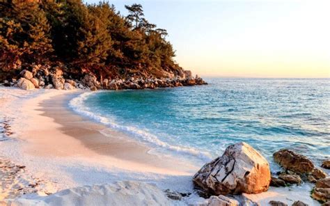 Marble Beach Thassos Saliara And Porto Vathy Beaches Daily Travel Pill