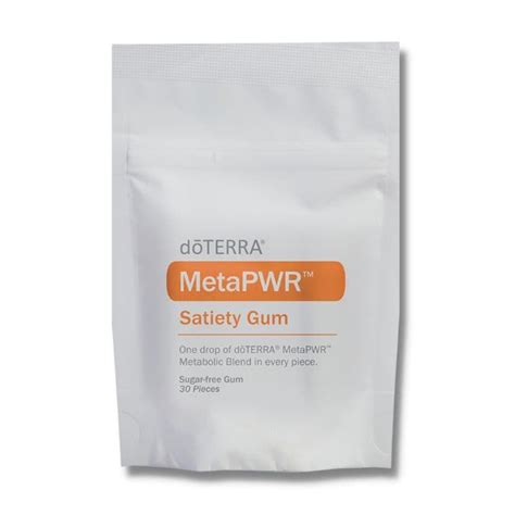 Doterra Metapwr Satiety Gum Ginger Essential Oil How To Increase