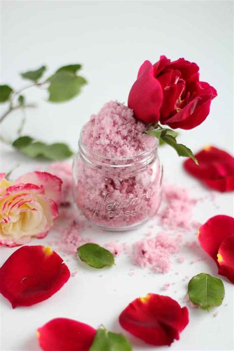 Diy Rose Sugar Scrub With Essential Oils