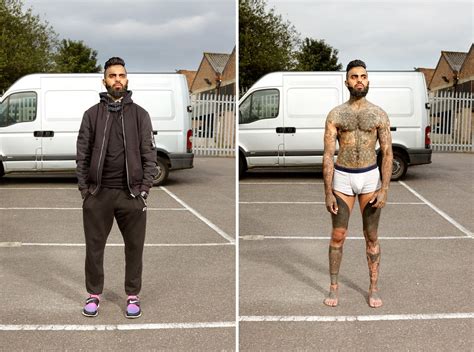 Interview Portraits Of Heavily Tattooed People With And Without