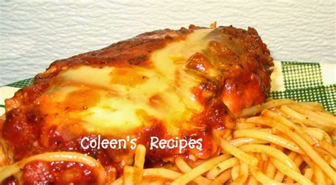 I put the chicken in a dish when it was done, strained the sauce into a saucepan, skimmed off the fat with a ladle & heated the strained sauce with some cornstarch to thicken, and then poured the sauce over the chicken. Coleen's Recipes: CROCK-POT CHICKEN SPAGHETTI