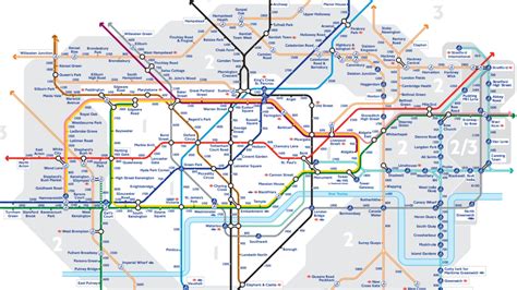 Walk The Tube Map Reveals Number Of Steps Between Stations London