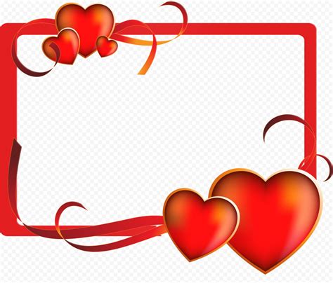 Hd Beautiful Valentines Love Frame Png Citypng