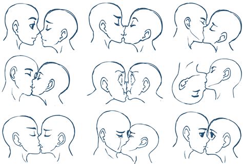Next step in a french kisses method is to tilt your heads slowly so you would not bump your noses. Anime Kisses by SonicRocksMySocks