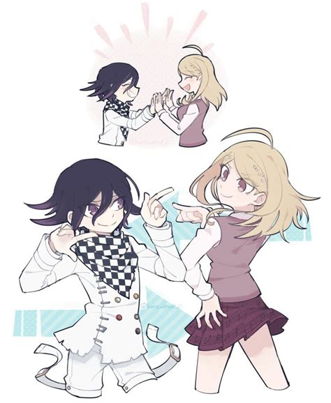 Kaede Akamatsu And Ouma Kokichi Danganronoa V3 Danganronpa Funny Danganronpa Danganronpa