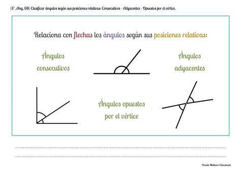 💙 Ángulos 💙 Quinto Educación Primaria 10 Años