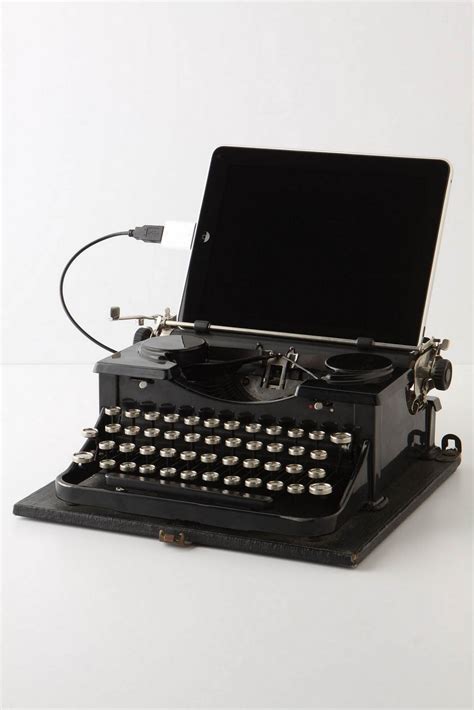 A Novel Idea If A Typewriter And An Ipad Got Together