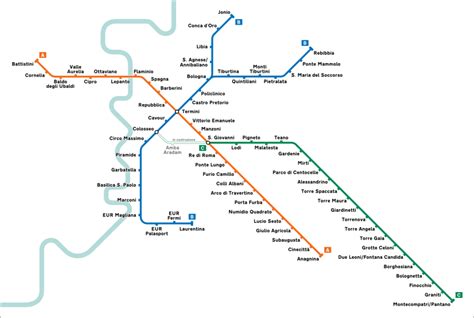 Metro à Rome Plan Tarifs Et Attractions Touristiques Par Station