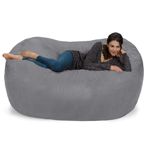 Buy Chill Sack Bean Bag Chair Huge Memory Foam Furniture Bag And Large Lounger Big Sofa