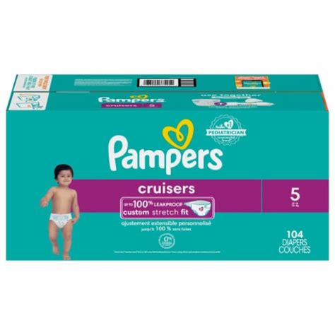 Pampers Cruisers Size 5 Diapers 104 Ct King Soopers