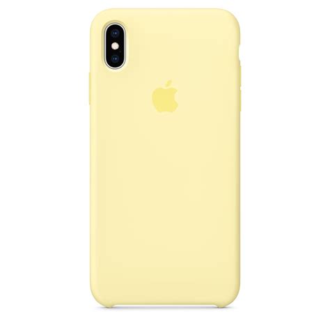 Iphone Xs Max Silicone Case Mellow Yellow Apple