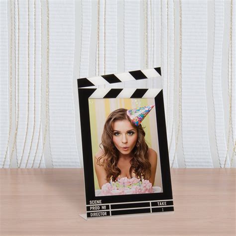 Wholesale Acrylic Clapboard Picture Frames For Movie Theme Special