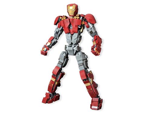 Lego Moc Iron Man Mark 47 By Legomechable Rebrickable Build With Lego
