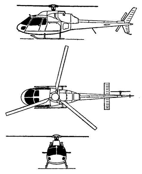 Aerospatiale Eurocopter As Ecureil As Fennec Helicopter