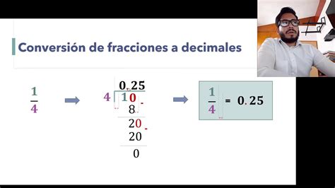 Fracciones 2 Conversión De Fracciones A Decimales Youtube