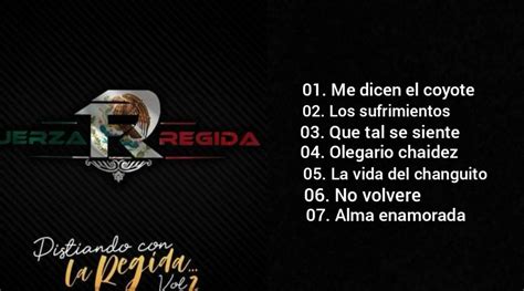 Fuerza Regida Pisteando Con La Regida Vol 2 Álbum 2020 01 Me