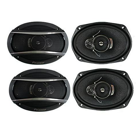 4 Pioneer 6x9 Inch 3 Way 420w Coaxial Audio Stereo Speakers Ts