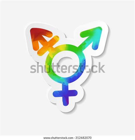 gender identity icon intersex transgender symbol stock vector royalty free 312682070