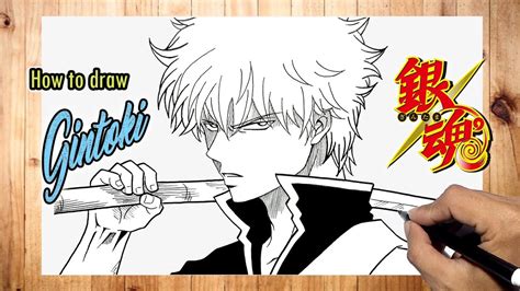 How To Draw Gintoki Sakata From Gintama Youtube