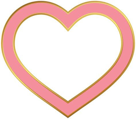 Heart Border Pink Png Clip Art Image Gallery Yopriceville High