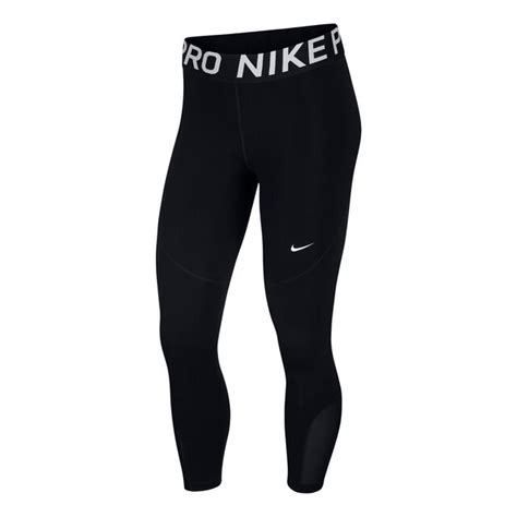 Nike Pro Crop Tight Damen Schwarz Weiß Online Kaufen Centercourtde