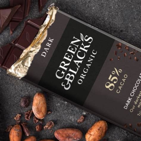 Green Black S Organic 85 Cacao Dark Chocolate Bar 3 17 Oz Frys