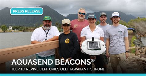 Aquasend Beacons Help To Revive Centuries Old Hawaiian Fishpond Aquasend