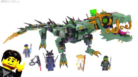 Lego Ninjago Movie Green Ninja Mech Dragon Review 🐉 70612 Youtube