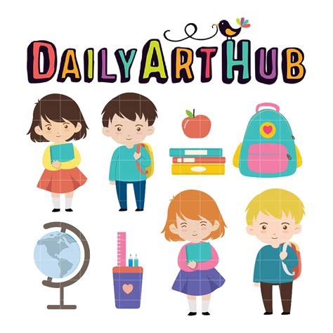 Back To School Clip Art Set Daily Art Hub Free Clip Art Everyday