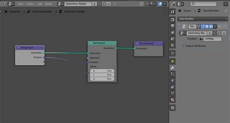 Transforming Mesh To Its Uv Map With Geometry Nodes In Blender