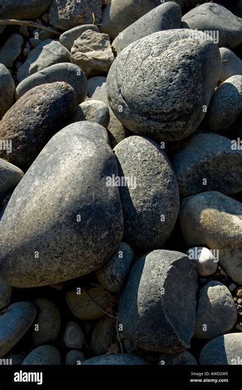 Round River Rocks Stock Photo Alamy