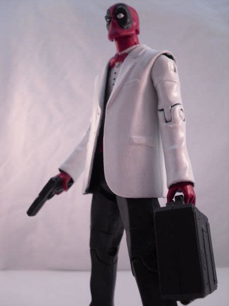 Deadpool With Tuxedo Comic Book Issue 49 Marvel Legends Custom Action