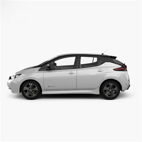 3d Nissan Leaf 2018 Model Turbosquid 1396278