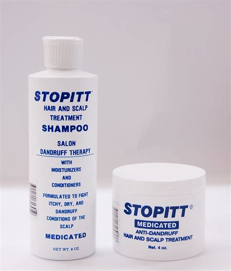 Stopitt Medicated Shampoo 8oz Anti Dandruff Hair And