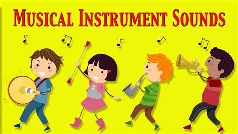 Children sit in circle and sing with the teacher, go. Musical Instruments Sounds For Kids ★ Part 1 ★ learn - school - preschool - kindergarten - YouTube