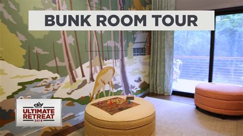 Diy Network Ultimate Retreat 2018 Bunk Room Tour Youtube