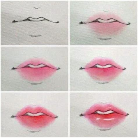 Anime Drawing Lips