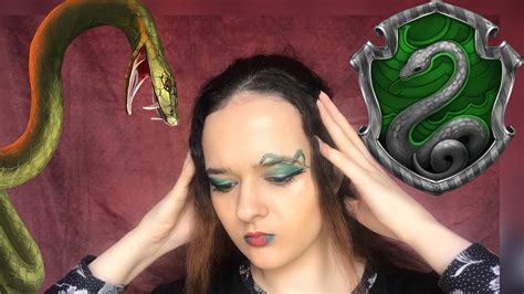 Harry Potter Slytherin Makeup Look Youtube