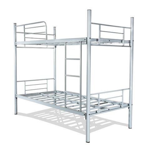 Black Modern Steel Double Bunk Bed For Hostel Size 78x30 At Rs