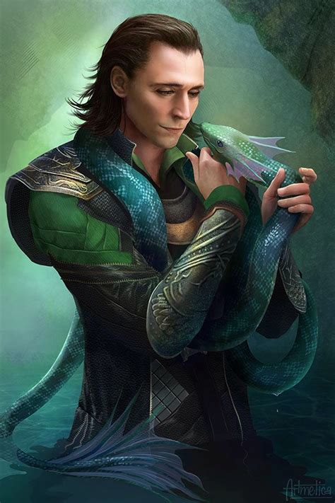 More Outstanding Fan Art Of Loki Filmy Marvela Bohaterowie Marvela