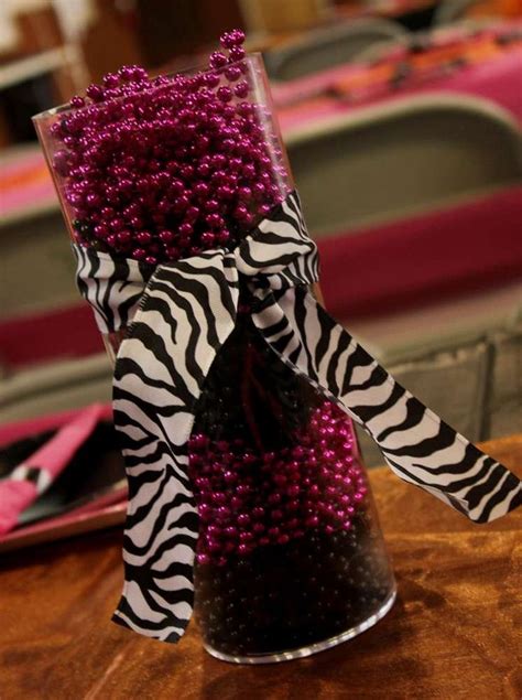 Hot Pink With Zebra Print Birthday Party Ideas Photo 6 Of 29 Zebra