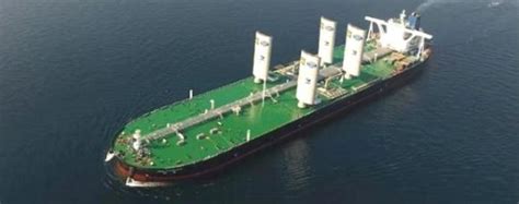 Very Large Tankers Sailing On Wind And Bubbles Of Air