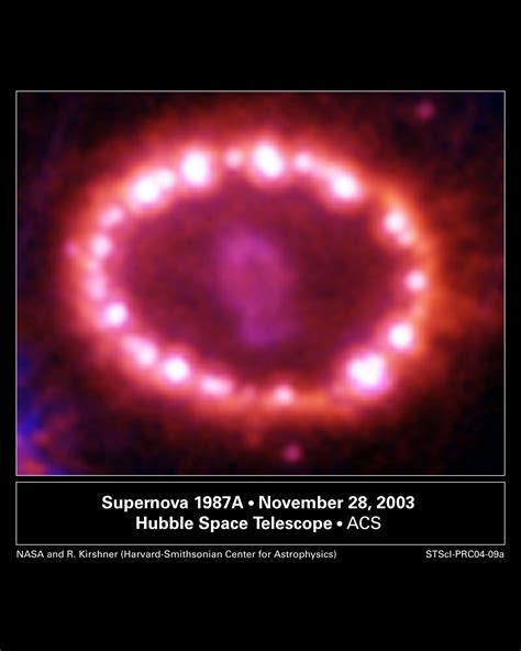 Expansion De La Supernova 1987a Photos Futura