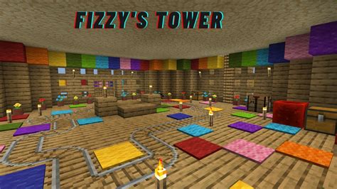How To Build Stampys Lovely World 6 Fizzys Tower Part 2 Youtube
